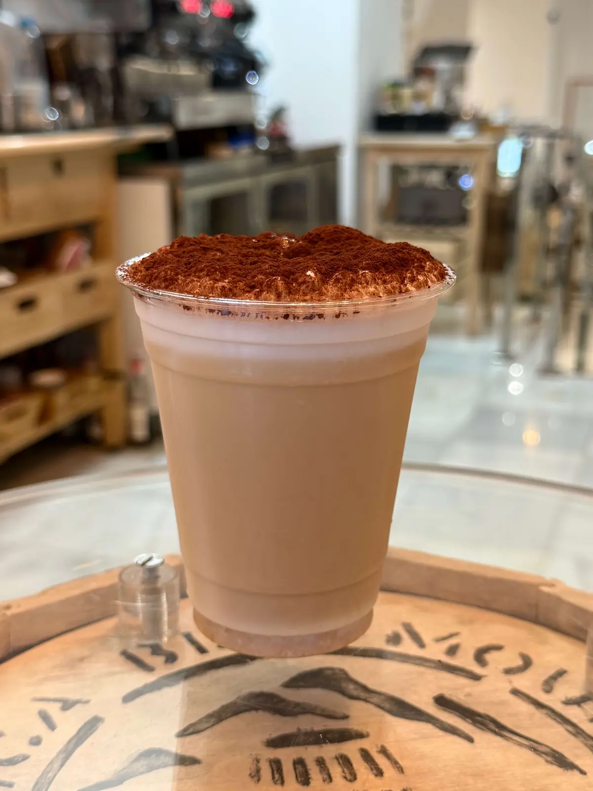 cafe de temporada con sabor tiramisú